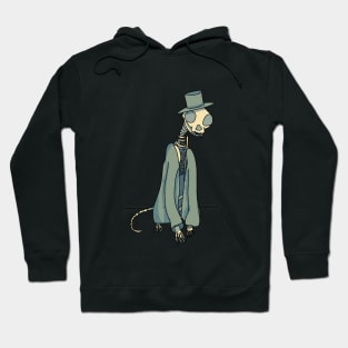 Gentleman Skeleton Cat Hoodie